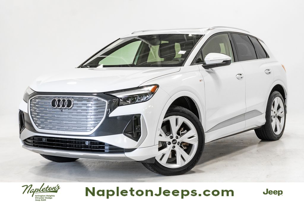 Used 2023 Audi Q4 e-tron Premium Plus with VIN WA1L2BFZ3PP041288 for sale in Arlington Heights, IL