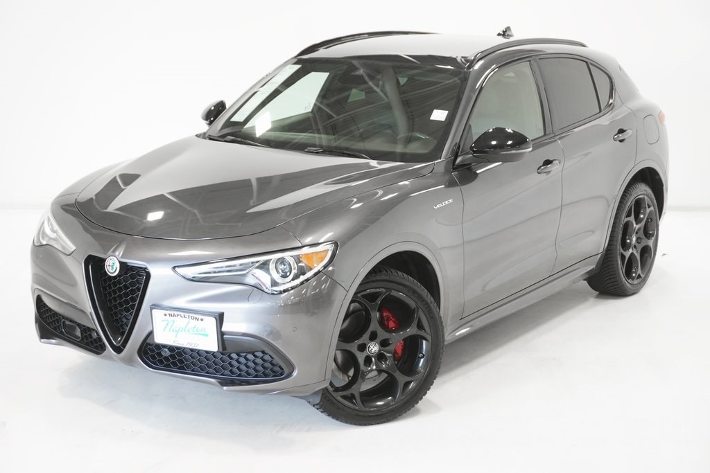 Used 2022 Alfa Romeo Stelvio Ti Veloce with VIN ZASPAKBN9N7D42133 for sale in Arlington Heights, IL