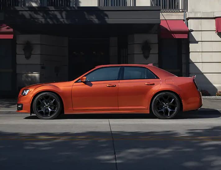 Orange Chrysler 300