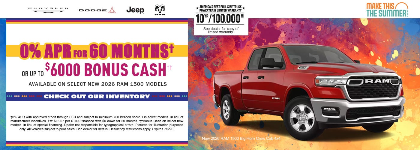 CDJR Incentives June