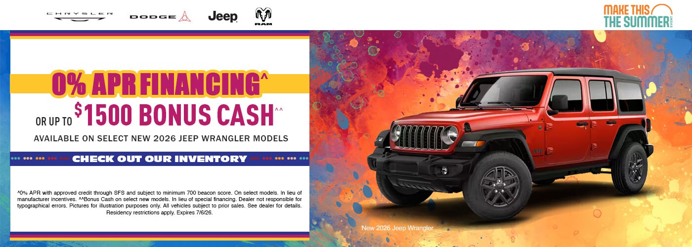 CDJR Incentives June