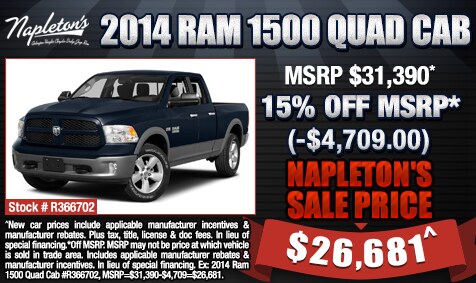 2014 Ram 1500 Quad Cab