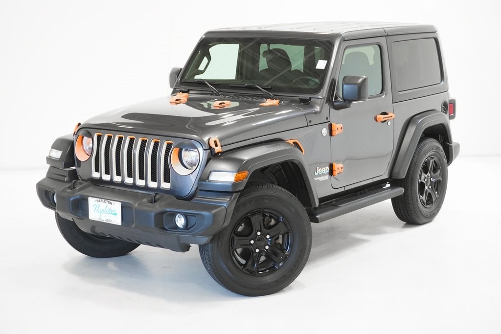 Used 2021 Jeep Wrangler Sport S with VIN 1C4GJXAN8MW539144 for sale in Arlington Heights, IL