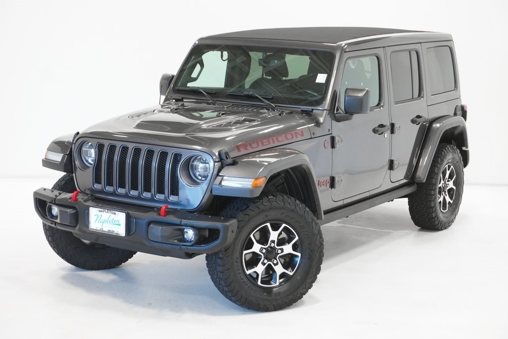 Used 2021 Jeep Wrangler Unlimited Rubicon with VIN 1C4HJXFG0MW536513 for sale in Arlington Heights, IL