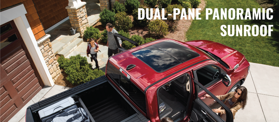 2019 RAM 1500 Dual-Pane Panoramic Sunroof
