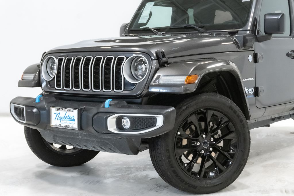 Used 2024 Jeep Wrangler 4xe Sahara 4XE with VIN 1C4RJXP6XRW274758 for sale in Arlington Heights, IL
