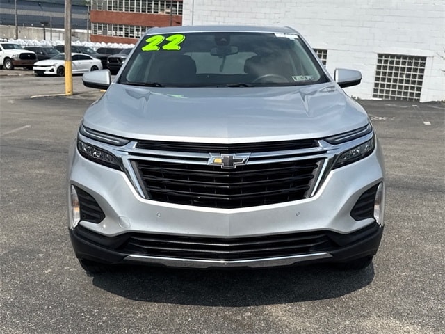 Certified 2022 Chevrolet Equinox LT with VIN 3GNAXUEV1NL226142 for sale in Ellwood City, PA