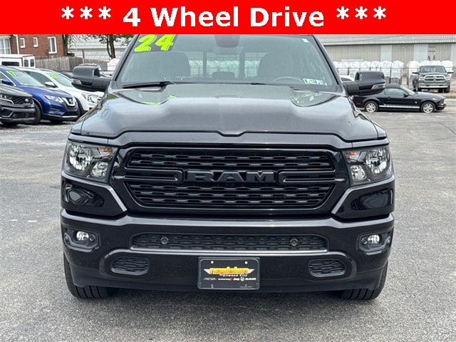 Certified 2024 RAM Ram 1500 Pickup Big Horn/Lone Star with VIN 1C6SRFMT1RN169277 for sale in Ellwood City, PA