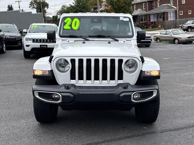 Certified 2020 Jeep Gladiator Overland with VIN 1C6HJTFG0LL156457 for sale in Ellwood City, PA