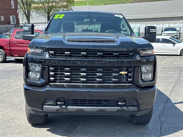 Certified 2022 Chevrolet Silverado 2500HD Custom with VIN 2GC4YME75N1245878 for sale in Ellwood City, PA