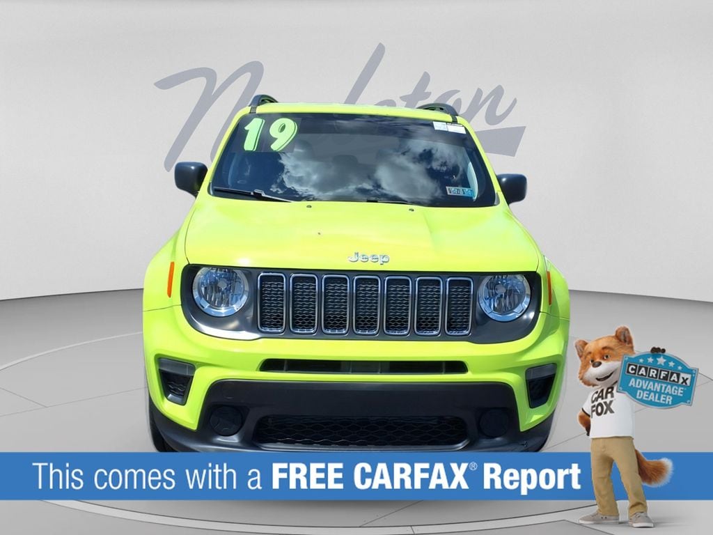 Used 2019 Jeep Renegade Sport with VIN ZACNJBAB6KPJ74082 for sale in Ellwood City, PA