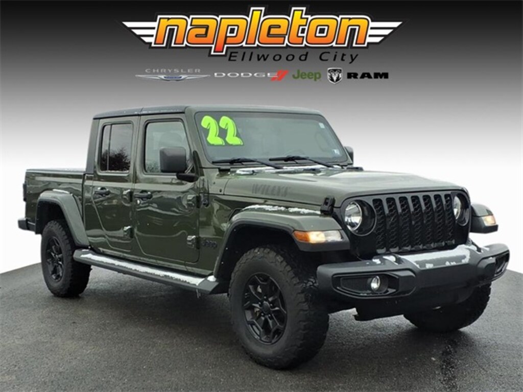 Certified 2022 Jeep Gladiator Sport Truck Crew Cab