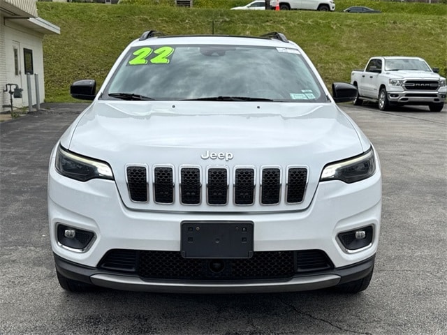 Certified 2022 Jeep Cherokee Limited with VIN 1C4PJMDX6ND536607 for sale in Ellwood City, PA