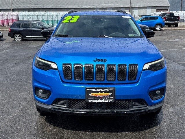 Certified 2023 Jeep Cherokee Altitude Lux with VIN 1C4PJMMB4PD110275 for sale in Ellwood City, PA