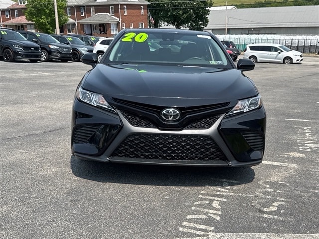 Certified 2020 Toyota Camry SE Nightshade with VIN 4T1G11AK0LU375574 for sale in Ellwood City, PA