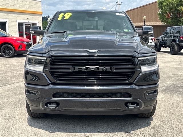 Used 2019 RAM Ram 1500 Pickup Laramie with VIN 1C6SRFJT3KN571070 for sale in Ellwood City, PA