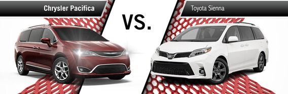 Chrysler Pacifica Vs Toyota Sienna Which One Is Better Napleton Cdjr In Ellwood City Pa