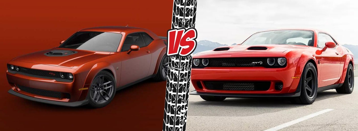 dodge challenger srt vs challenger rt comparison review