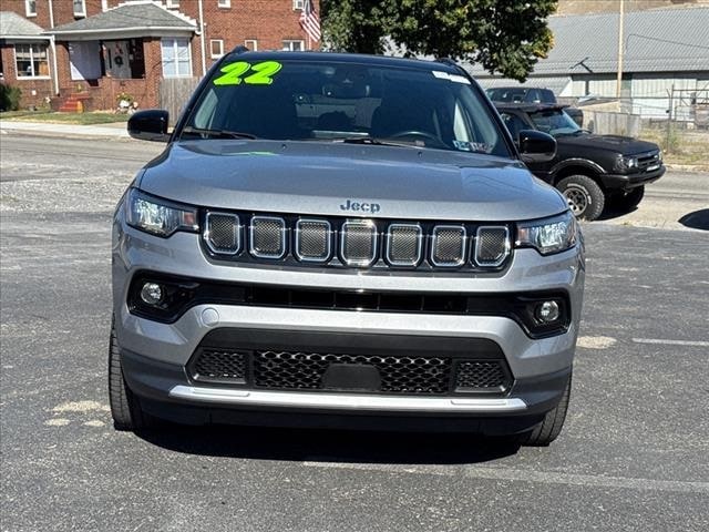 Certified 2022 Jeep Compass Limited with VIN 3C4NJDCB6NT170638 for sale in Ellwood City, PA