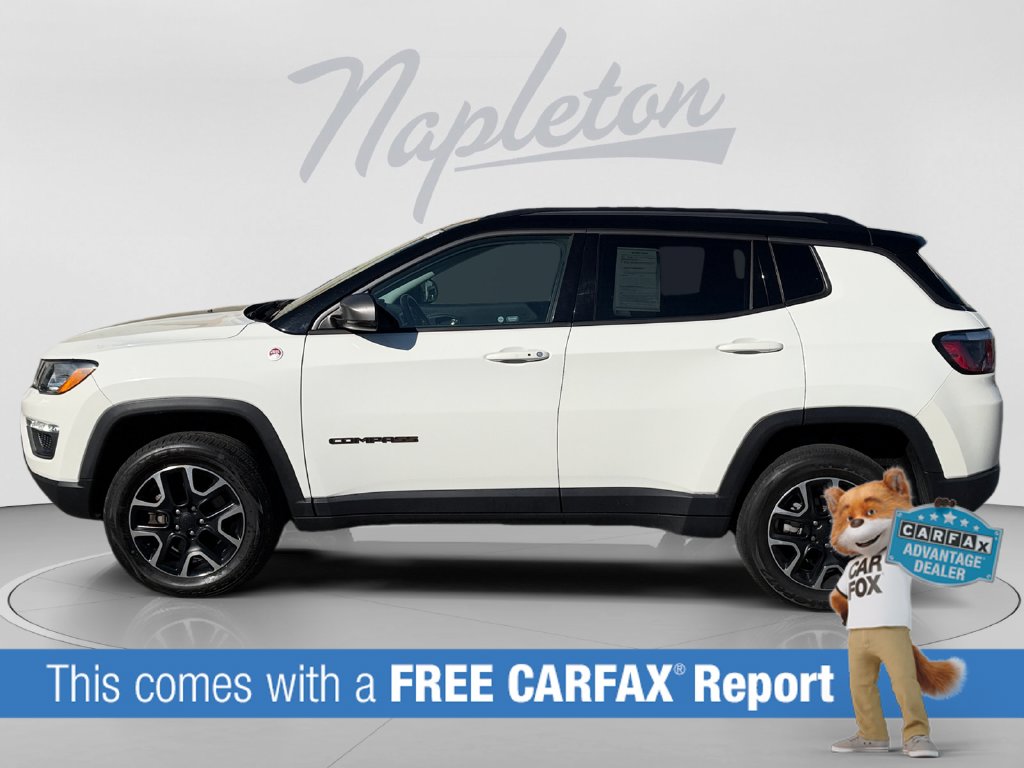 Used 2019 Jeep Compass Trailhawk with VIN 3C4NJDDB8KT825540 for sale in Ellwood City, PA