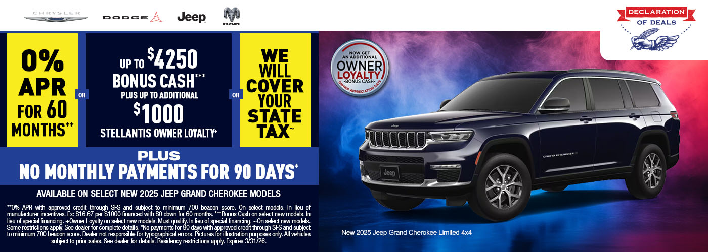 CDJR Incentives March