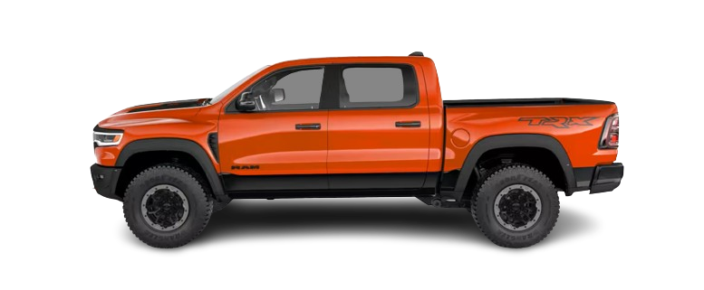 Orange RAM 1500 SRT TRX Pickup Truck Jellybean