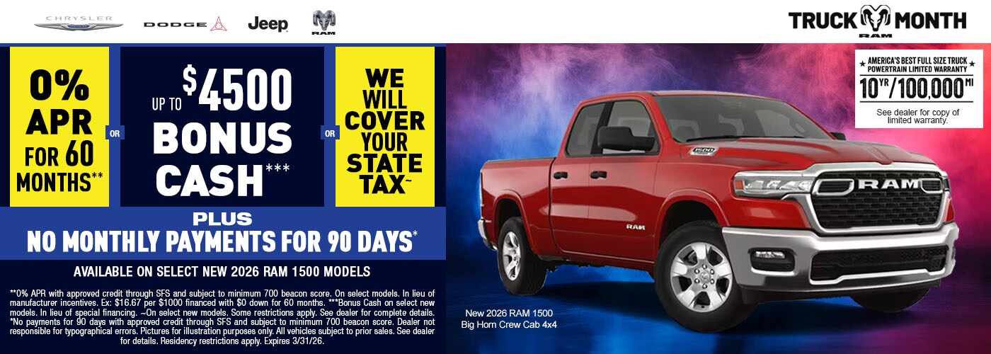 CDJR Incentives March