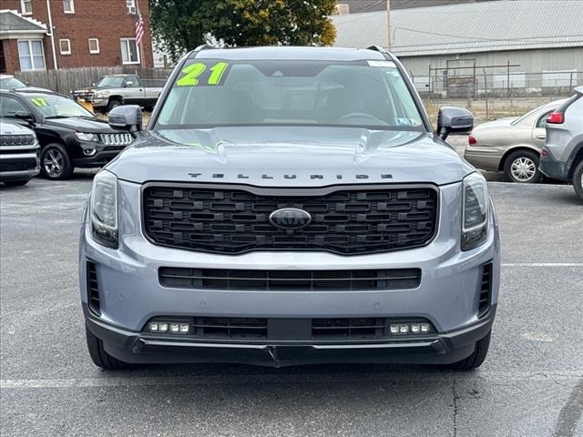 Used 2021 Kia Telluride SX with VIN 5XYP5DHC4MG145161 for sale in Ellwood City, PA