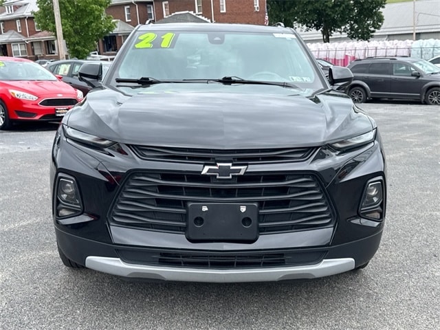 Certified 2021 Chevrolet Blazer 2LT with VIN 3GNKBHR48MS539964 for sale in Ellwood City, PA