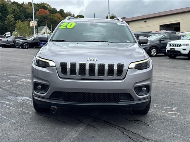 Certified 2020 Jeep Cherokee Latitude Plus with VIN 1C4PJMLB1LD560106 for sale in Ellwood City, PA