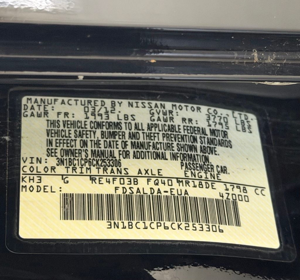 2012 Nissan Versa S - Photo 24