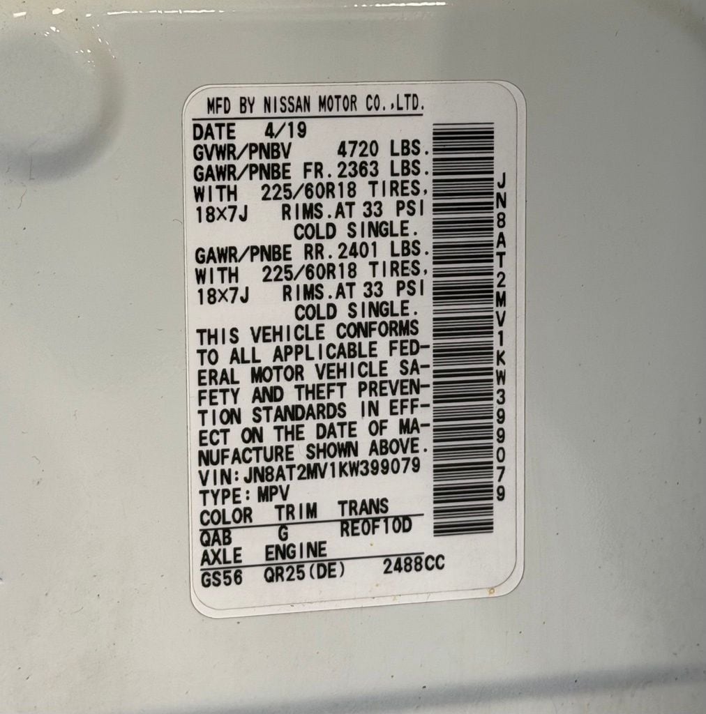 2019 Nissan Rogue SV - Photo 28