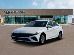 2026 Hyundai Elantra Hybrid Blue Sedan
