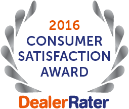 2016 DealerRater Consumer Satisfaction Award