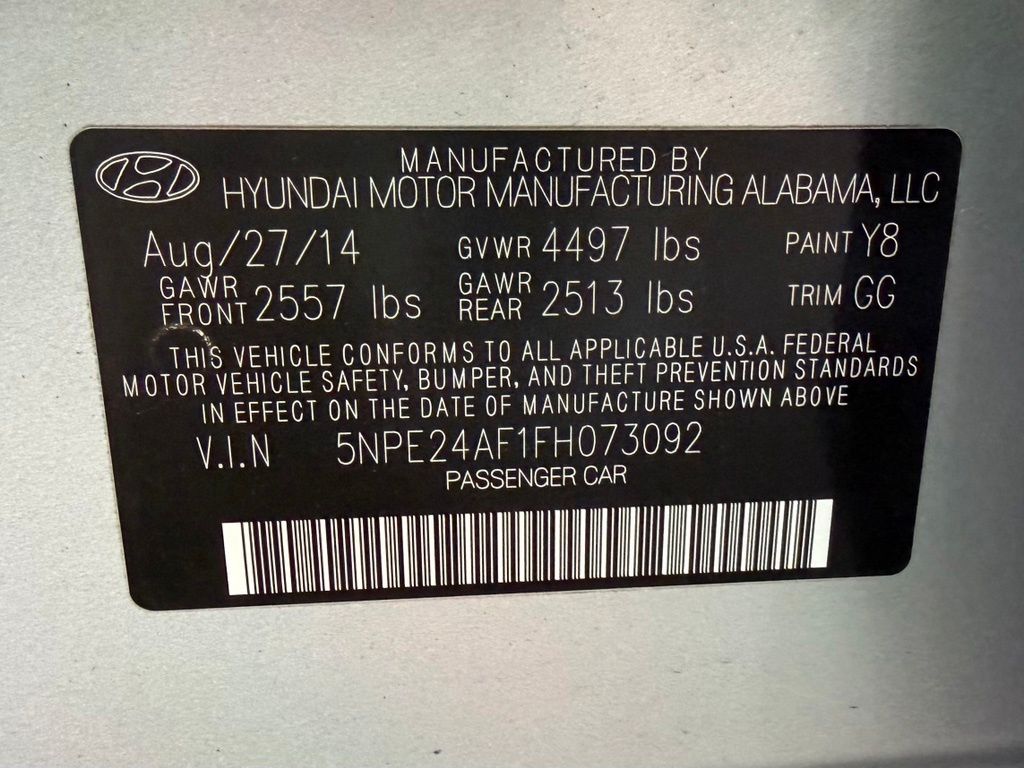 2015 Hyundai Sonata SE - Photo 24