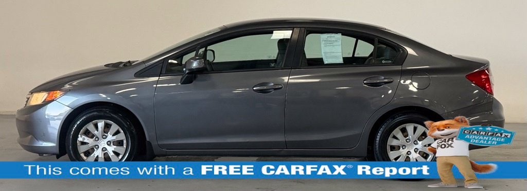 Used 2012 Honda Civic LX with VIN 19XFB2F58CE107649 for sale in Aurora, IL