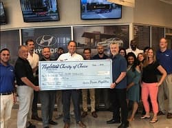Charity Donation - Napleton's Valley Hyundai