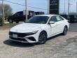 New 2025 Hyundai Elantra Hybrid Blue Sedan