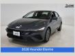 New 2026 Hyundai Elantra Hybrid Blue Sedan