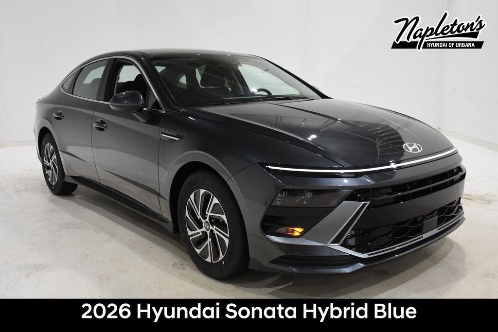 2026 Hyundai Sonata Hybrid Blue Sedan