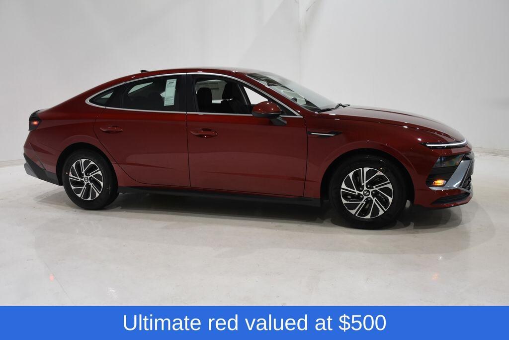 New 2026 Hyundai Sonata Hybrid Blue Sedan