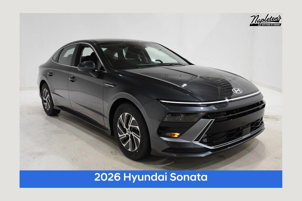 New 2026 Hyundai Sonata Hybrid Blue Sedan