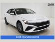 New 2026 Hyundai Elantra Hybrid Blue Sedan