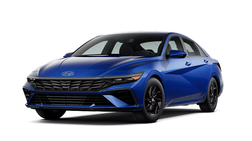 Hyundai Elantra Hybrid in Intense Blue Hyundai Elantra Hybrid in Intense Blue