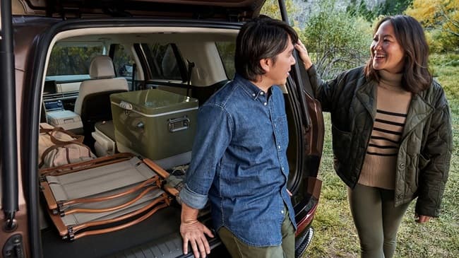 Santa Fe Hybrid Trunk Space