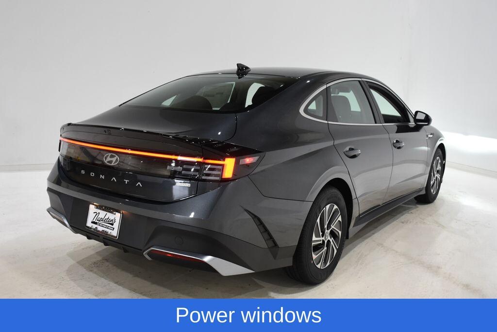 New 2026 Hyundai Sonata Hybrid Blue Sedan