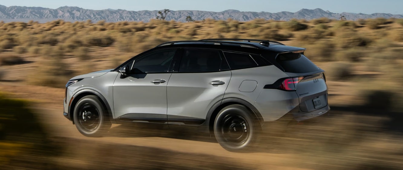 Driving new Kia Sportage