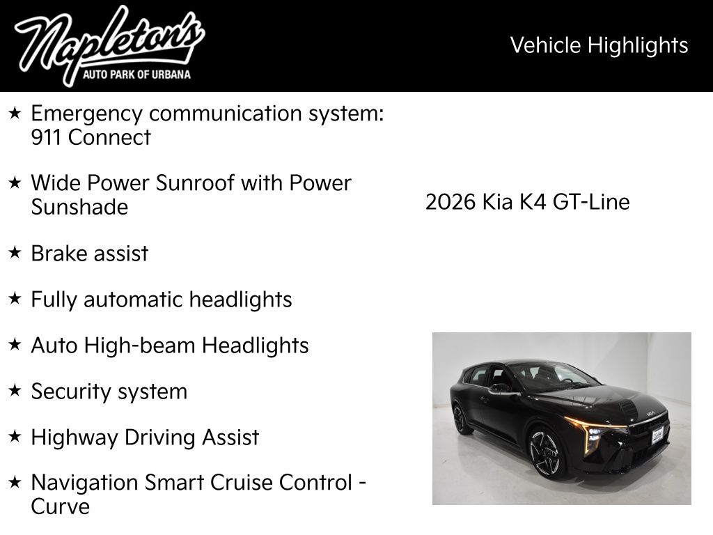 2026 Kia K4 GT-Line - Photo 16