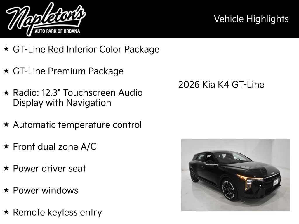 2026 Kia K4 GT-Line - Photo 15
