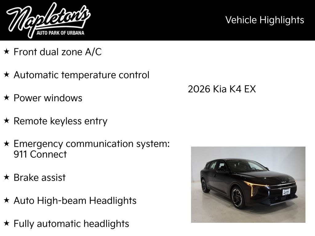 2026 Kia K4 EX - Photo 15